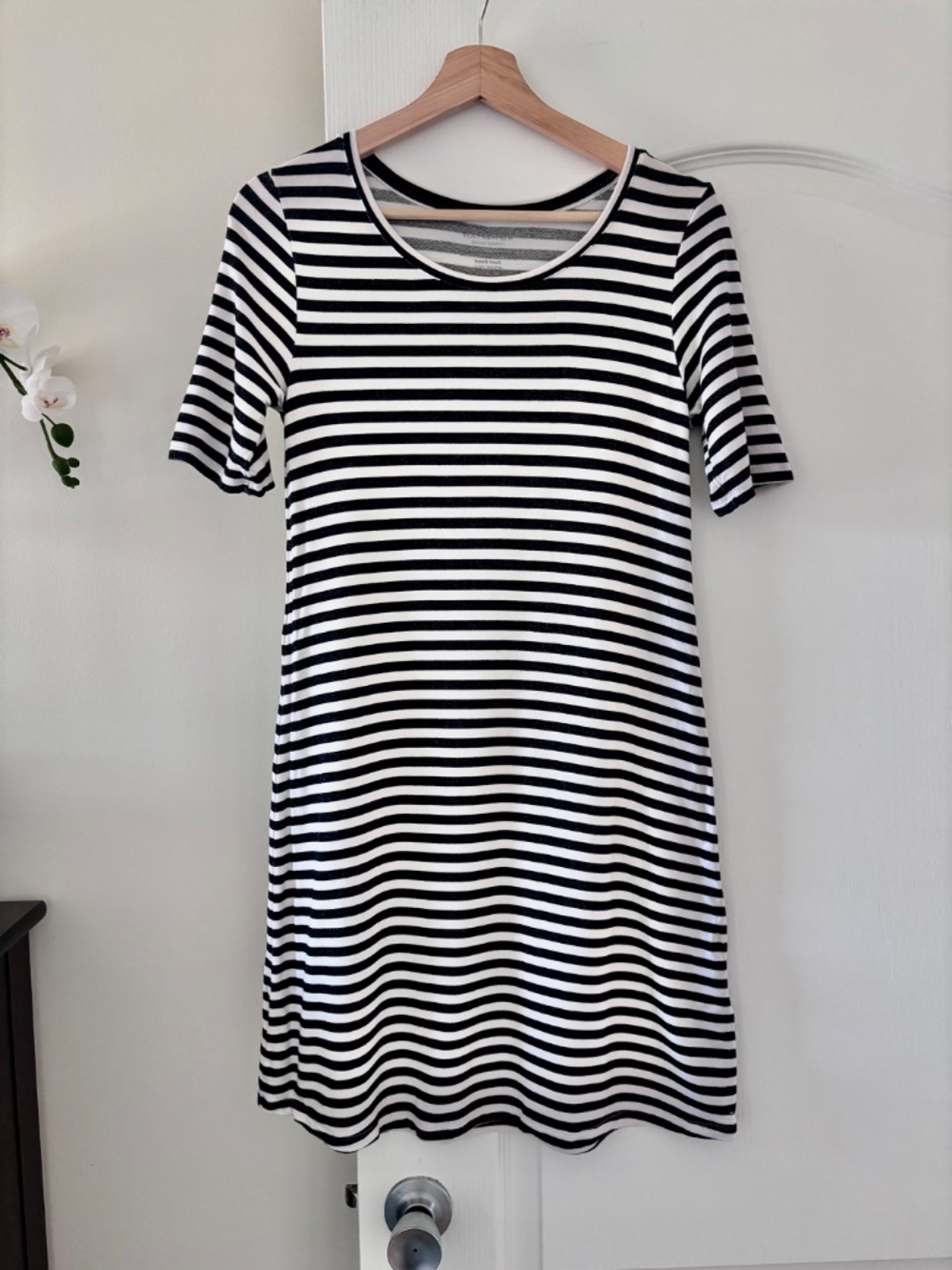 Majestic Filatures for Holt Renfrew Striped Tee Shirt Dress Women's Size XS